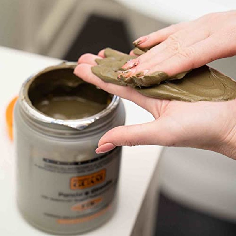 Guam Anti Cellulite Seaweed Wrap ORIGINAL FORMULA | Skin Tightening Cellulite Treatment For Thighs And Legs Inches Reduction - Hot Mud Thigh Wraps For Cellulite Removal, 1KG Beauty