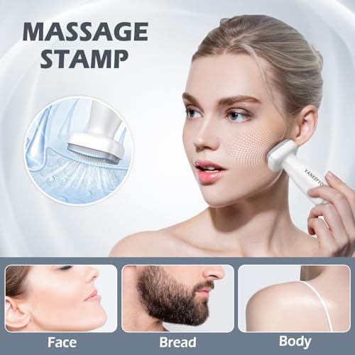 Derma Roller For Face Hair Beard,Beard Microneedle Roller,0.25mm Personal Use Microneedling Stamp Gifts For Men Women