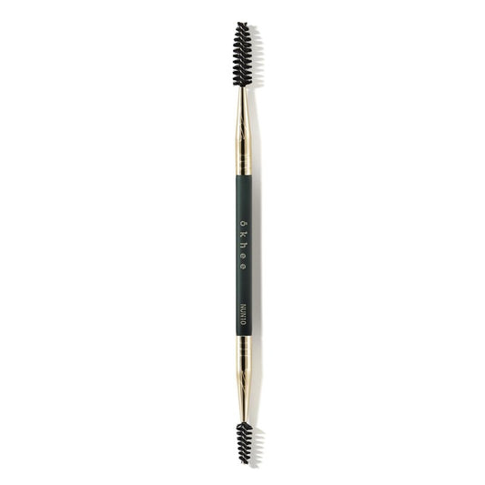 SOO ADOR okhee Dual Spoolie Brush NUN10 – Professional Korean Makeup Brush, Dual-Sided Brow & Lash Spoolie for Groomed Eyebrows, Clump-Free Lashes & Polished Finish