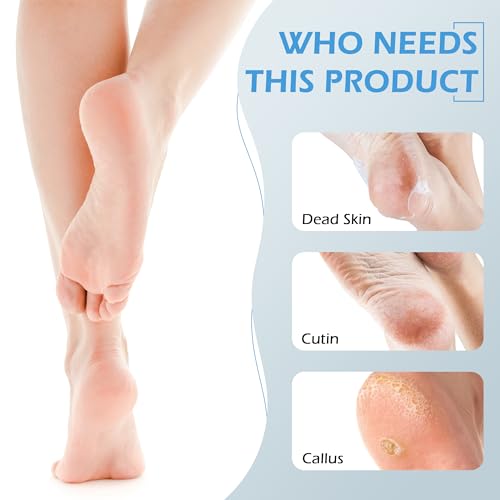 3 Pcs 4 in 1 Foot Brush for Use in Shower with Pumice Stone, Foot Rasp and Sandpaper, Foot Scrubber Brush for Feet, Dead Skin Remover for Foot Care