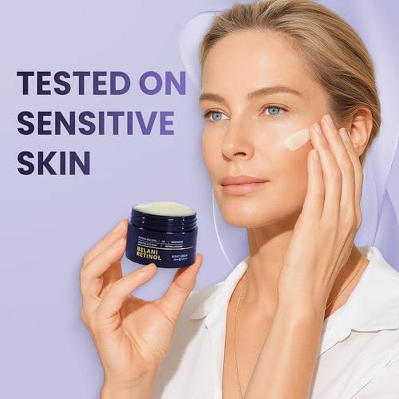 ABERA BELANI Retinol Night Cream For Women, Dark Spot Remover, Melasma Treatment, Reduce Fine Lines, Anti-Wrinkle, Anti-Aging Neck and D?collet? For Face (3 Box + Gift Eyelash Serum)