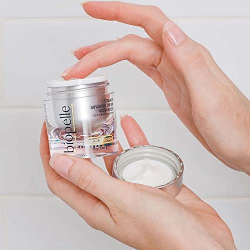 Biopelle Tensage Growth Factor Advanced Moisturizer Face Cream with SCA 6 Biorepair Index, Snail Mucin Moisturizer with Hyaluronic Acid, Antioxidants, and Vitamin C and E, 1 Oz