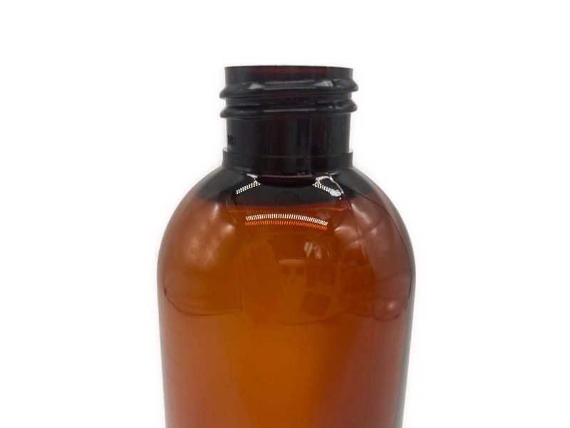 Natural Farms 12 Pack - 8 oz – Empty Squeeze Plastic Bottle - Amber Cosmo with Black Pump - for Essential Oils, Perfumes, Cleaning Products