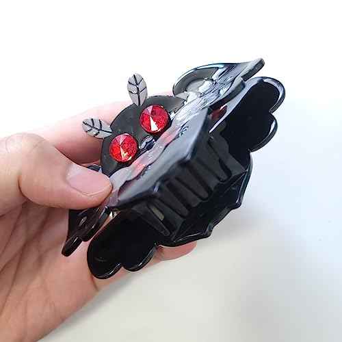 Bat Claw Clip,Acetate Hair Clip,Small Hair Clips for Women, 1 Count (Pack of 1)