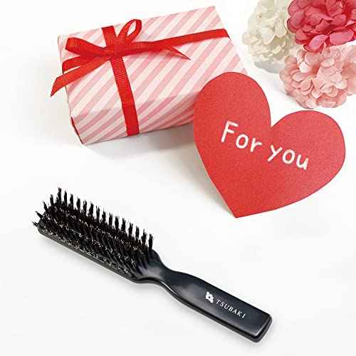 Generic Natural Boar Bristle Hair Brush [Made in Japan] with Camellia Oil, Soft Bristles [Hair Brush], Premium Quality for All Hair Types