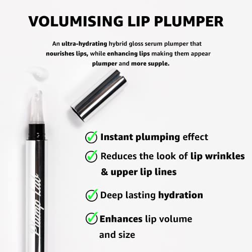 Plump Lab Lip Plumper Lip Gloss Clear & Hydrating Plumping Lip Treatment Volumizing Lips