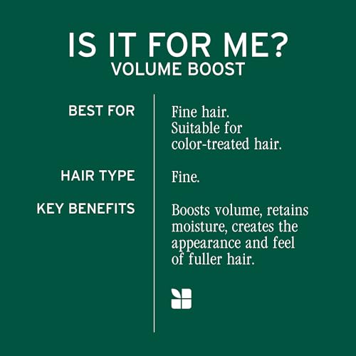 Biolage Volume Boost Conditioner - Weightless Moisture, Shine & Volume, Detangles Fine Hair, Soy Protein & Polymers, Vegan & Paraben-Free
