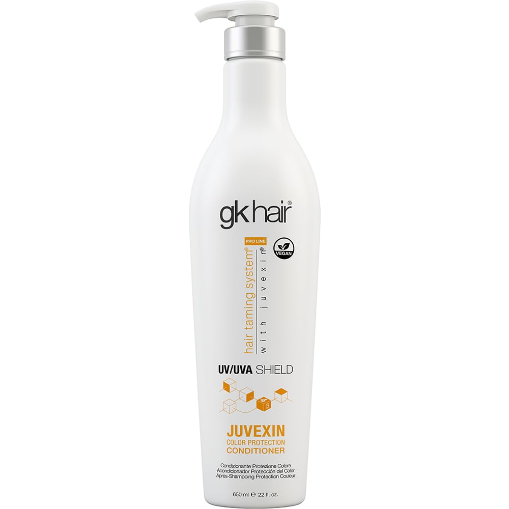 GK HAIR Shield Conditioner 22 Fl Oz – UV Protection Conditioner for Color Treated Hair, Moisturizing & Repair Conditioner for Dry Damaged Hair with Aloe Vera & Natural Oils, Hydrating Color Safe