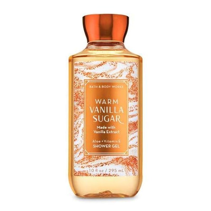 B & Body Works Warm Vanilla Sugar - Full Size Set - Shower Gel, Body Lotion, Fine Fragrance Mist