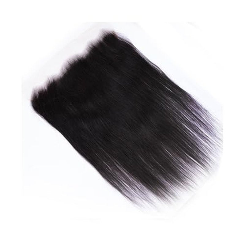 13x6 Lace Frontal Human Hair Pre Plucked with Baby Hair Straight Ear to Ear Frontal Ultra-Thin Invisible HD Transparent Swiss Full Lace Frontal Tiny Knots Free Part 20 Inch