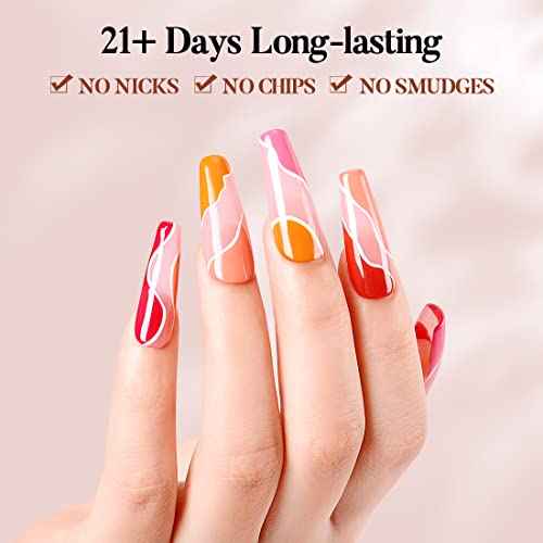 AIMEILI Soak Off U V LED Hema Free Fall Gel Nail Polish Set for Halloween Nail Art Gifts, Cruelty Free, Vegan, Wine Brown Neutral Gel Nail Polish Set Of 12pcs - Kit Set 4