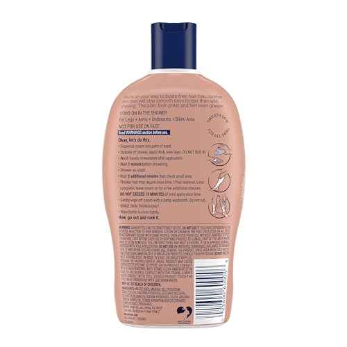 Nair Moroccan Argan Oil Shower Cream Hair Remover, 13.0 oz.