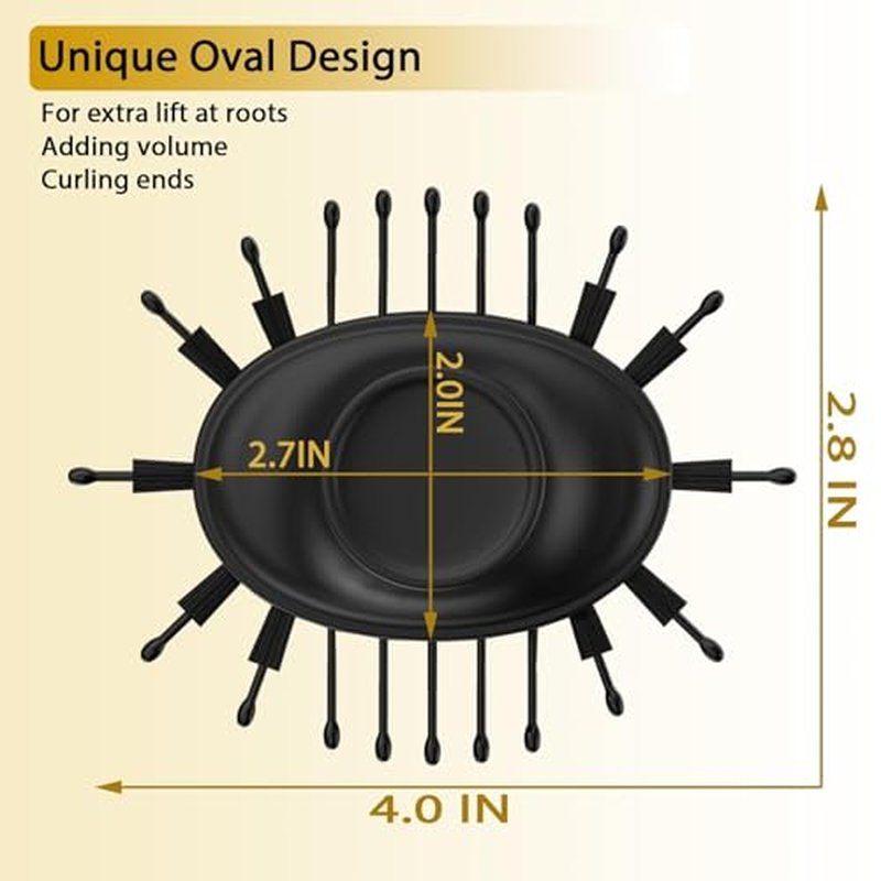Nicebay Hair Dryer Brush, Blow Dryer Brush for Women Fast Styling, One Step Blowout Brush with Display Screen-Less Frizz, More Shine, Oval Ceramic Barrel, Negative Ion