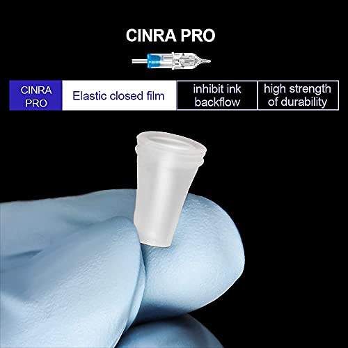 Tattoo Cartridge Needles, CINRA 20Pcs Tattoo Needles 1205RL Disposable Tattoo Needle Cartridges #12 Standard Round Liner Cartridge Tattoo Machine Needles for Tattoo Beginners and Tattoo Artists