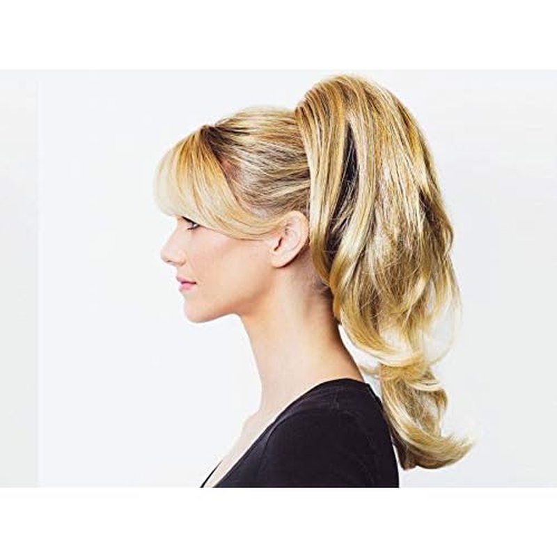 Soho Style Susan S03-16 inch Futura Jaw Clip in Claw Ponytail Extension Drawstring Hairpiece, Strawberry Blonde