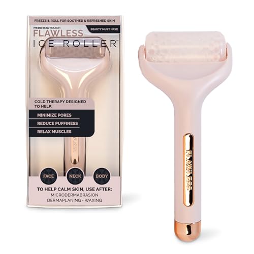 Finishing Touch Flawless Facial Massage Ice Roller, 1 Count (Pack of 1)