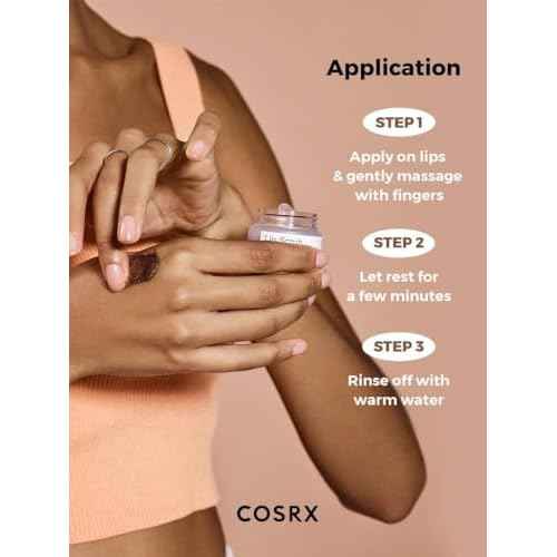 COSRX Lip Care Balm for Dry Chapped Lips, Enriched with Shea Butter, Sleeping Mask, Korean Skin Care, Animal Testing-Free, Artificial Fragrance-Free, Parabens-Free (Lip Scrub)