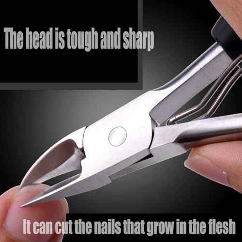 Ingrown Toenail File and Lifters Set(10pcs), Professional Pedicure Tool Toenail Grooming Kit, Ingrown Toenail Treatment Pedicure Kit, Under Nail Cleaner Tools (10PCS)