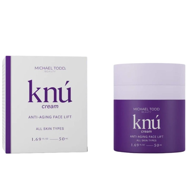 MICHAEL TODD Beauty KNU Cream Face Lifting, Brightening & Tightening Cream for Moisturizing & Rejuvenating with Bakuchiol, Peptides & Snail Secretion for All Skin Types 1.68 fl oz/50 mL