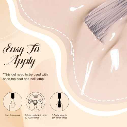 Lavender Violets 13pcs Gel Nail Polish Set ? 9 Gray Brown Skin Tone Neutral Beige Khaki Gel Polish Fall Winter Collection Christmas Nail Art Manicure DIY for Home Salon C600B