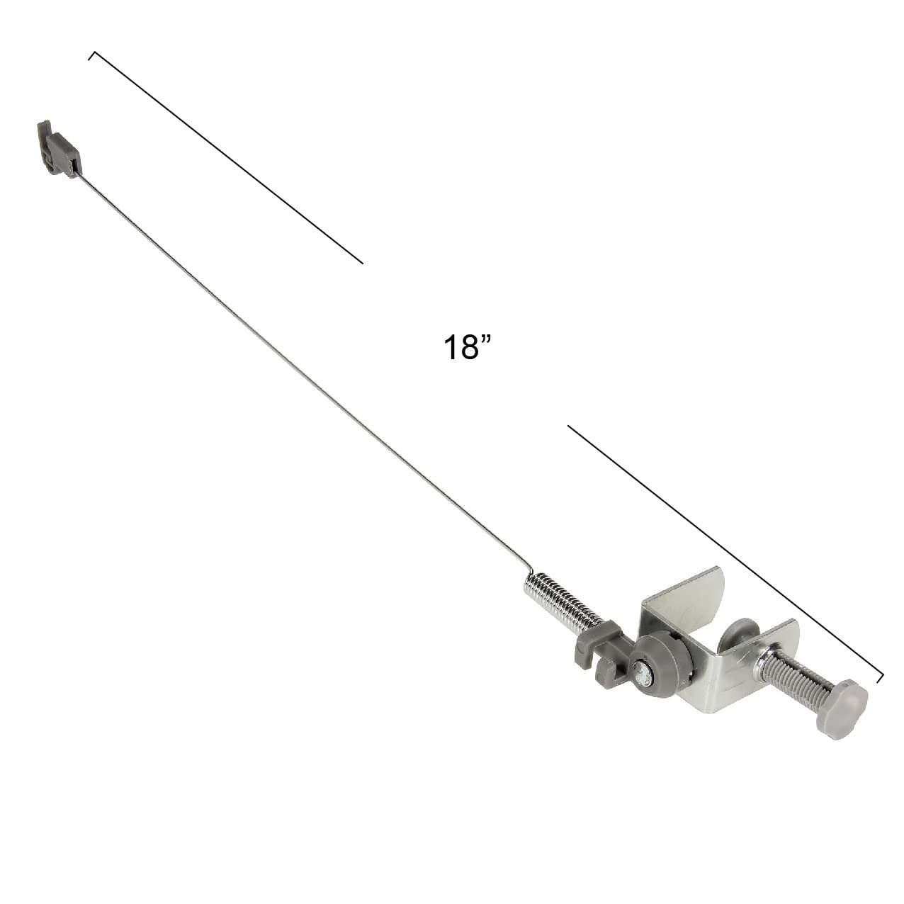 Household Essentials Flexible Iron Cord Minder, 18" High, Silver