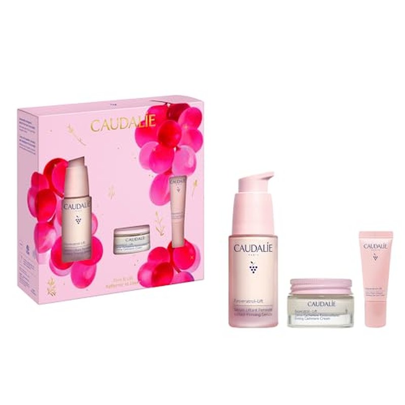 Caudalie Resveratrol-Lift Lift & Firm Essentials Skin Care Holiday Gift Set with Full-Size Resveratrol-Lift Serum + 2 Free Travel-Size Products ($126 Value)