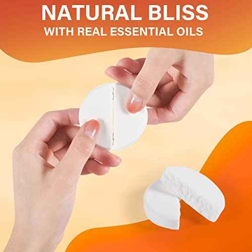 Shower Steamers Aromatherapy Birthday Gifts for Women - Variety Pack of 6 Shower Bombs with Natural Essential Oils, Self Care Gifts for Women Who Have Everything, Valentines Day Gifts for Her, Mom