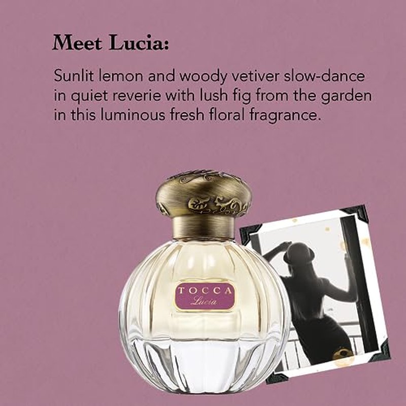 Tocca Lucia Women's Perfume, 1.7 oz. (50 ml) - Fresh Floral Fragrance Featuring Italian Lemon, Fig and Vetiver