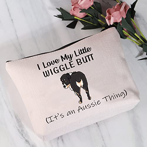 JYTAPP Aussie Lover Gift Australian Shepherd Dog Owner Gift Aussie Mom Cosmetics Bag It's An Aussie Thing Makeup Bag Dog Gift