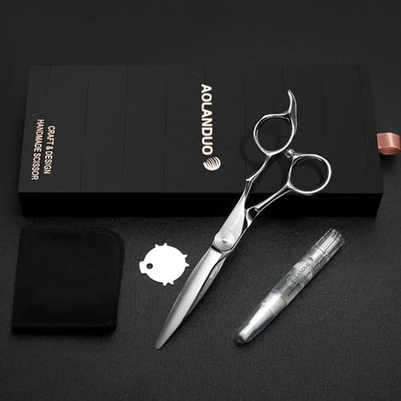 Master Series Hair Cutting Scissors - VG10 Steel, Razor Edge, Ergonomic - 1 Pc, 6 in