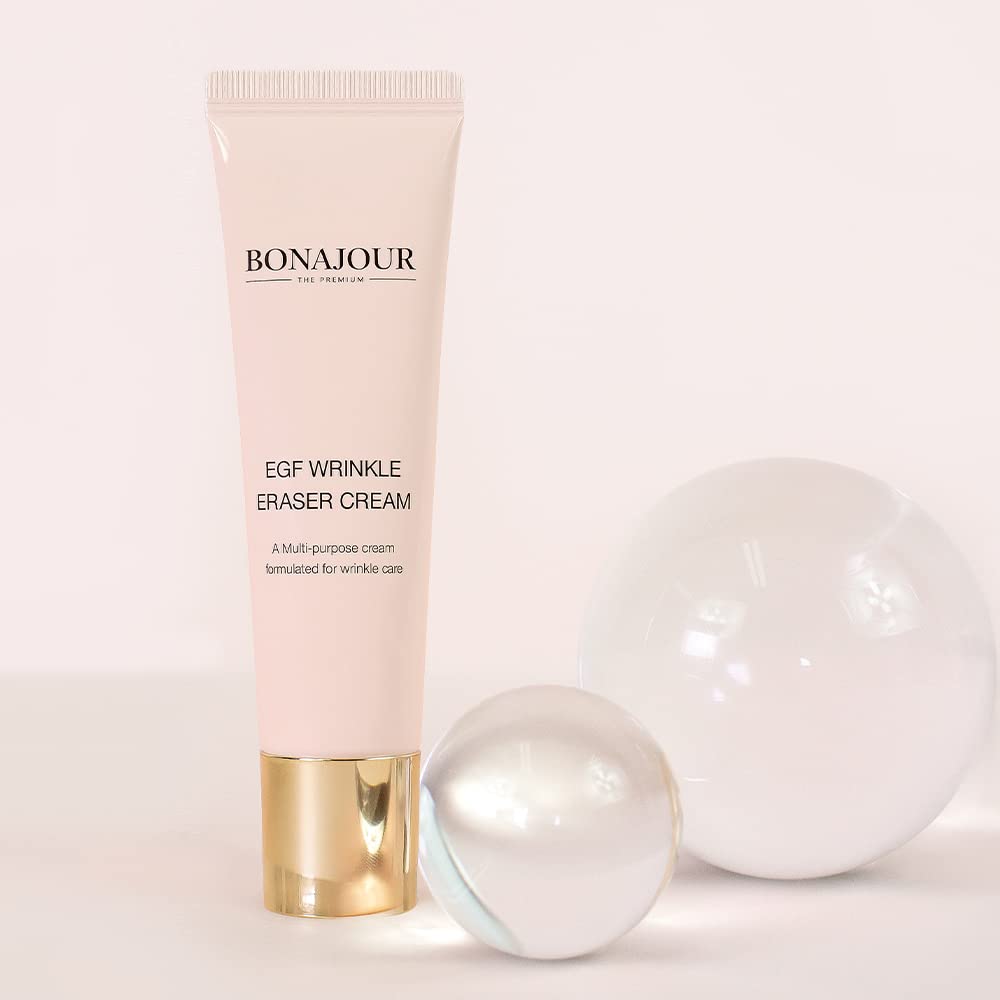 BONAJOUR] EGF Wrinkle Eraser Cream - 10% Volufiline, High Nutrition, Anti-aging&Wrinkle care multi-cream for dry skin 1.01Fl. Oz