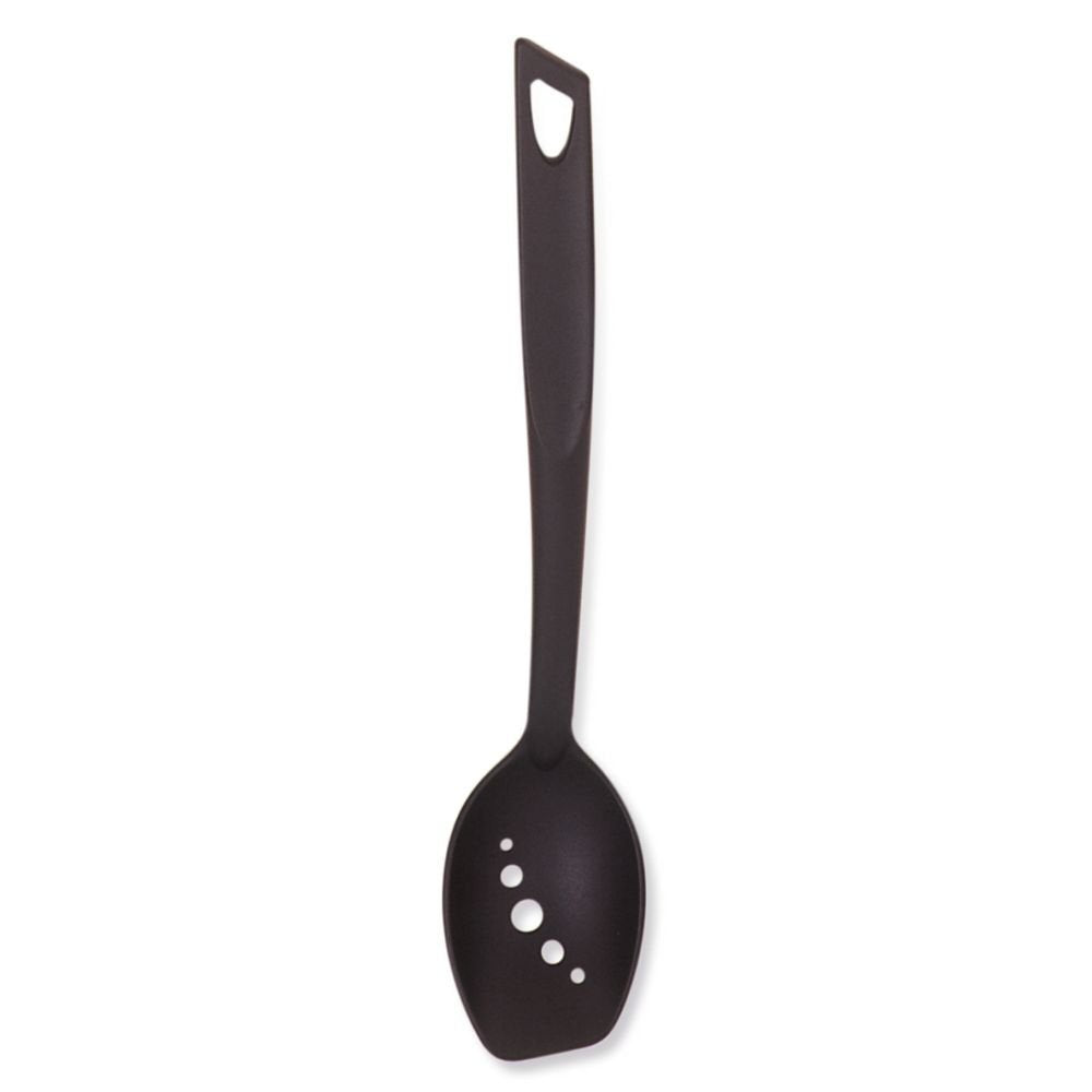 Norpro High Heat Nylon Spoon with Holes, Black