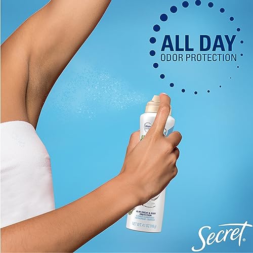 Secret Dry Spray Antiperspirant Deodorant, Nurturing Coconut and Argan Oil, 4.1 oz (Pack of 3)