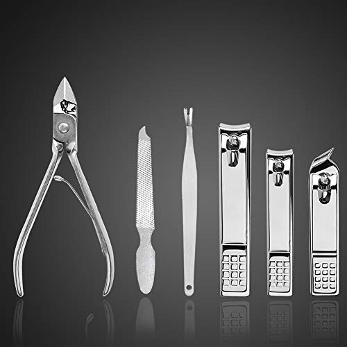 Nail Clippers Set Fingernail and Toenail Clipper Cutters, Manicure Pedicure Kit 18 Pieces Stainless Steel Professional Grooming Kits, Nail Care Tools with Luxurious Travel Case