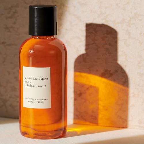 Maison Louis Marie - No.04 Bois de Balincourt Natural Body Oil | Luxury Clean Beauty + Non-Toxic Fragrance (4 fl oz | 118 ml)