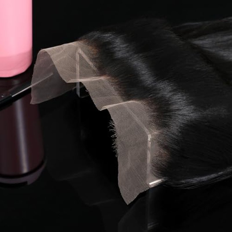 Knots Bleached CindiRiver 13x4 HD Lace Frontal Virgin Human Hair Straight, Pre Plucked Natural Hairline, Bleachable Knots, Skinlike Real HD Lace Invisible Lace For Black Women