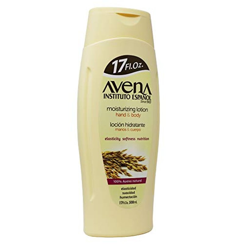 Avena Instituto Espanol Moisturizing Hand and Body Lotion, Helps Moisture Soften and Nourish your skin, 2-pack Of 17 FL Oz, 2 Bottles