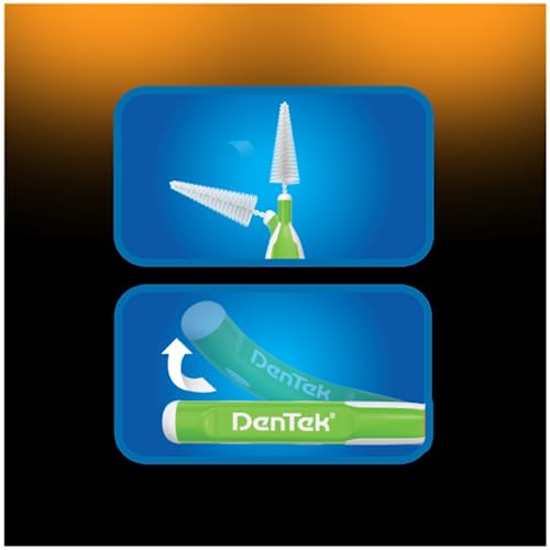DenTek Easy Brush Fresh Mint Extra Tight Interdental Cleaners 16 Count (Pack of 12)