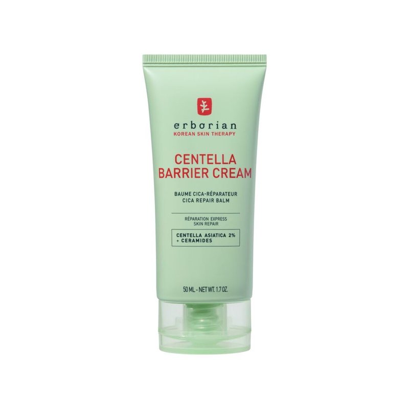 Erborian Centella Barrier Cream - Deep Ceramide Moisturizer for Dry & Sensitive Skin | Calms & Repairs Texture