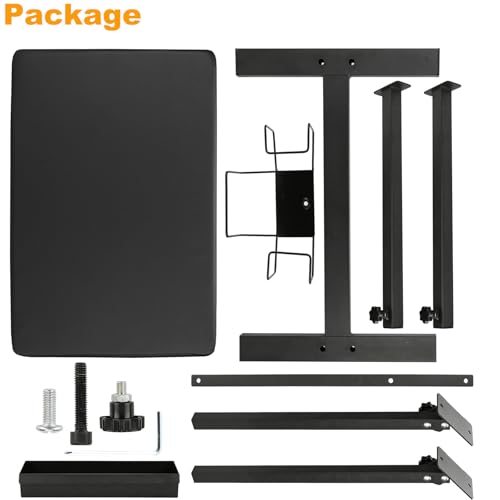 Tattoo Armrest Height Adjustable Oversized Soft Tattoo Armrest for Tattoo Supplies (Black-Old Model)