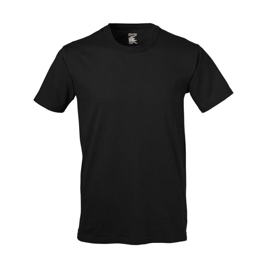 Soffe Men's 3 Pack 4.3 Oz Cotton Military Tee, Black, X-Large