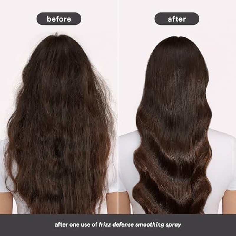 VERB Frizz Defense Smoothing Spray ? Anti-Frizz Shield + Heat Protection for Sleek Blowouts ? No Parabens, Gluten, or Harmful Sulfates ? All Hair Types
