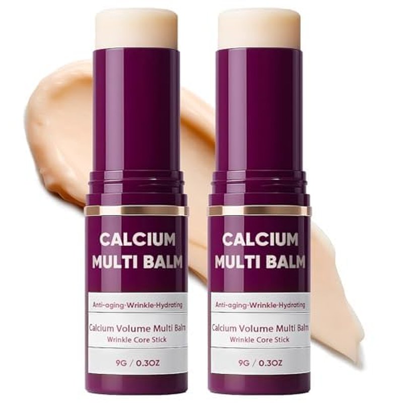 Calcium Multi Balm ? Collagen & Elastin Moisturizing Stick, Nourishing Skincare Balm for Face, Eye Area, Lips & Neck, Hydrating and Firm-Looking Skin (2)