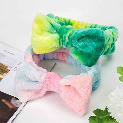 Shindel 8PCS Spa Headbands Set, Makeup Skincare Headbands fo Washing Face, Ultra Soft Absorbent Beauty Hair Bands, for Women Teen Girls