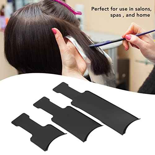 3pcs Hair Dyeing Board Highlighting Kit,Highlight Comb,Highlighting Board With Teeth Hair Dyeing Brush Hairdressing Styling Tool