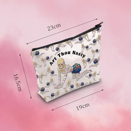 MNIGIU Withers Makeup Bag Withers Fan Gift BG3 Merch Art Thou Nasty Quote Gift (Art Thou Nasty Bag)