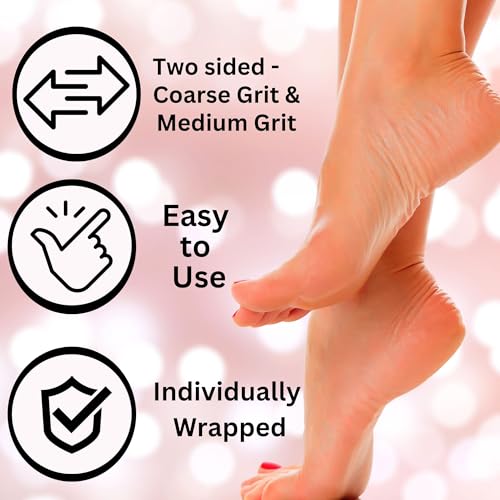 Mr. Pumice Ultimate PUMI Bar 2-in-1 Dual Grit (Medium + Coarse) Callus Remover, Pedicure Stone & Ped File Scrubber for Smooth Feet and Heels (4 Pack)