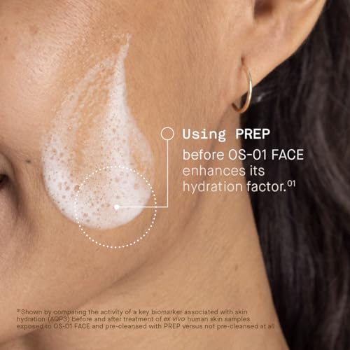 OneSkin PREP Facial Cleanser to Exfoliate and Support Skin Balance, Dermatologist Tested & Safe for Sensitive Skin