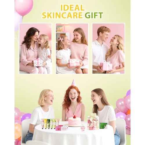 60 PCS Spa Party Supplies for Girl,Spa Party Favors kits Include Face Masks Skincare,Hand Cream, Lip Balm,Under Eye Patches,Lip Mask,Foot Bath Bombs,Women Ideal Gift Bulk Birthday Sleepover Spa Party