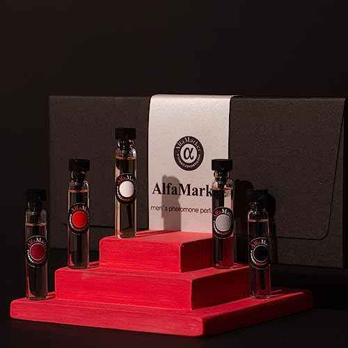 Cologne for Men with Pheromones - 5 Male Oil Perfumes x 2ml -Oil Perfume Set for Man - Great Holiday Gift